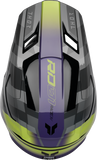 THOR Youth Fleet Camber Helmet, Black/Purple, Large – Part Number 0111-1773