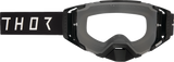 THOR Ascend LTD Goggle Synth Black with Clear Lens, Part Number 2601-4018