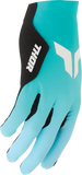 THOR Sportmode Iconic Gloves, Aqua/Powder Blue, Medium, Part Number 3330-9114
