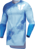 THOR Sportmode Carbon Jersey Electric Blue/Powder Blue 2XL, Part Number 2910-8736