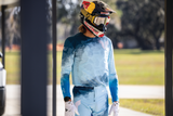 THOR Sportmode Carbon Jersey Electric Blue/Powder Blue, XL, Part Number 2910-8735