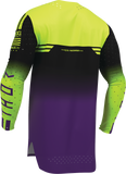 THOR Sportmode Geo Jersey Black/Purple, Large, Part Number 2910-8744