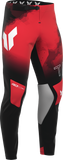 THOR Sportmode Carbon Motorcycle Pants Black/Red, US 36, Part Number 2901-12776