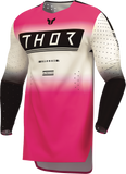 THOR Sportmode Geo Jersey Vintage White/Pink, Large – Part Number 2910-8759