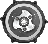 Rizoma ZDM181A Silver Billet Aluminum Clutch Cover for Ducati Panigale V4 and Streetfighter V4