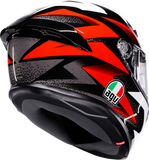 AGV K6 S Braven Motorcycle Helmet Black/Red/White Small 2118395016-029-S