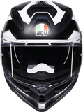 AGV K7 Helmet - Glimpse - Matte Black/White - Medium 2118399004-016-M