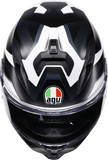 AGV K7 Helmet - Glimpse - Matte Black/White - Medium 2118399004-016-M