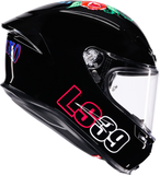 AGV K6 S Salom Tribute Motorcycle Helmet, Large - Part Number 2118395016-030-L