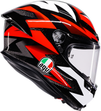 AGV K6 S Braven Helmet Black/Red/White Medium 2118395016-029-M