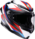 AGV K6 S Timewarp Helmet Matte Black/Red/Blue Medium 2118395016-028-M