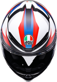 AGV K6 S Timewarp Helmet Matte Black/Red/Blue Medium 2118395016-028-M