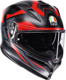 AGV K7 Glimpse Helmet Matte Black/Red Large 2118399004-015-L