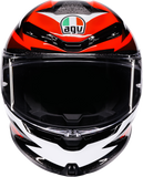AGV K6 S Braven Helmet Black/Red/White Medium 2118395016-029-M