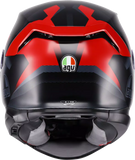 AGV K7 Glimpse Helmet Matte Black/Red Large 2118399004-015-L