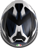 AGV K7 Glimpse Motorcycle Helmet Matte Black/White Small 2118399004-016-S