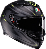 AGV K3 Syth Helmet Matte Black/Yellow Fluo Medium 2118381004-026-M