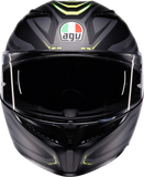 AGV K3 Syth Helmet Matte Black/Yellow Fluo Medium 2118381004-026-M