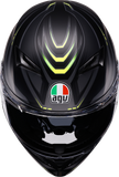 AGV K3 Syth Helmet Matte Black/Yellow Fluo Medium 2118381004-026-M