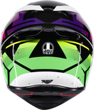 AGV K1 S Punkpulse Motorcycle Helmet Black/Purple/Lime 2XL - 2118394018-071-XXL