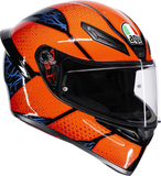 AGV K1 S Speedarmor Helmet Black/Orange/Blue XL, Part Number 2118394018-074-XL