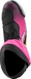 Alpinestars Supertech R Motorcycle Boots Black/Magenta/White/Yellow, US 12.5 / EU 48, Part Number 2220021-1634-48