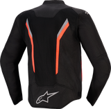 Alpinestars AST v3 Air Motorcycle Jacket Black/Dark Gray/Red Fluo 4XL 3300426-1051-4XL