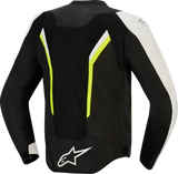 Alpinestars AST v3 Air Jacket Black/Silver/Yellow Fluo Large 3300426-159-L
