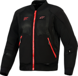 Alpinestars Flight Air Motorcycle Jacket Black/Bright Red 2XL, Part Number 3300726-1303-2XL