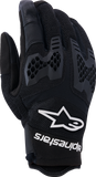 Alpinestars Manti Air Motorcycle Gloves Black/White Medium 3570225-12-M