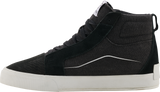 Alpinestars Ride-63 Canvas Motorcycle Shoes, Black/White, US 11, Part 2540726-12-11