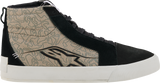 Alpinestars Ride-63 Canvas Motorcycle Shoes Black/Cool Gray/White, US 12, Model 2540726-1471-12