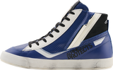 Alpinestars Stated Flair Motorcycle Shoes Blue/White/Black US 10, Part Number 2541326-7315-10