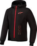 Alpinestars Radium Tech Jacket Black/Red XL – Tech-Air Ready, Part Number 4202624-1303-XL