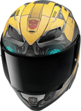 HJC F71 Bumblebee Motorcycle Helmet with Sunshield and Bluetooth - Part Number 464806