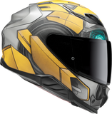 HJC F71 Bumblebee Motorcycle Helmet with Smart Bluetooth System - Large, Part 464805