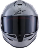 ALPINESTARS Supertech R7 Helmet - 22.06 - Solid - Gloss Gray - 2XL 8202126-1635-2XL