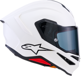 Alpinestars Supertech R7 S-R7 Helmet ECE 22.06 Solid Gloss White XS - 8202126-2180-XS