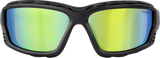 BOBSTER PCH Convertible Goggles, Black Frame with Bronze/Yellow Blue Mirror Lens, BPCH001