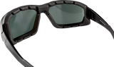 BOBSTER PCH Convertible Goggles, Black Frame with Bronze/Yellow Blue Mirror Lens, BPCH001