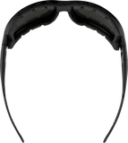 BOBSTER PCH Convertible Goggles, Black Frame with Bronze/Yellow Blue Mirror Lens, BPCH001