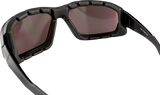 Bobster PCH Convertible Goggles, Black Frame with Crimson/Pink/Yellow Mirror Lens, BPCH002