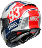 Shoei RF1400 MM93 Retro TC-10 Full-Face Helmet, X-Small