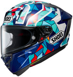 Shoei X-15 MRQZ Barcelona TC-10 Full-Face Helmet, Size 2L - Part Number 0105161008