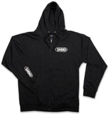 SHOEI CorpLogo Zip-Up Black and White Casual Jacket, Medium, Part Number 0411240505