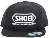 SHOEI Corp Snap-Back Black and White Casual Hat, Part Number 0411620500