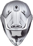 HJC DS-X1 Silver Full Face Helmet, Extra Small (XSM)