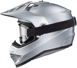 HJC DS-X1 Silver Full Face Helmet, Extra Small (XSM)