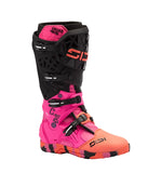 Sidi Crossfire X BT Messy Coral Motorcycle Riding Shoes, Size 47