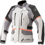 Alpinestars ST Andes V3 Motorcycle Jacket Gray Black Coral 2X, Part Number 4053007608